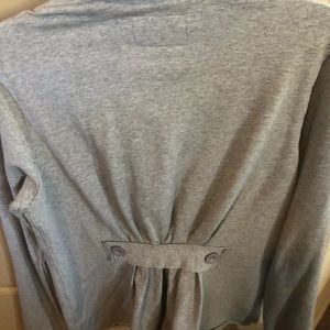 Sanctuary light grey ruffle jacket size medium